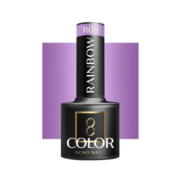 OCHO NAILS Verniz Híbrido Rainbow R08 - 5 g — vista frontal