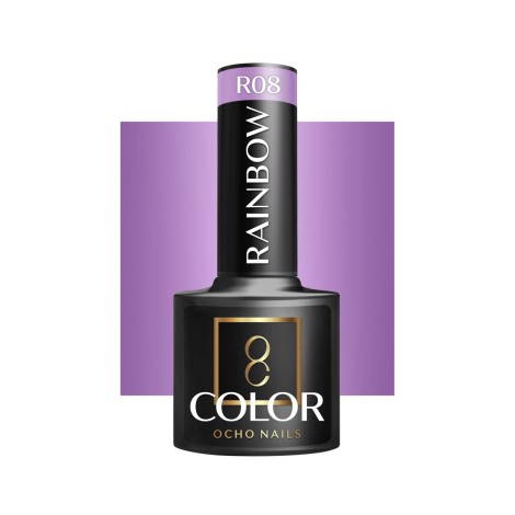 Vernis Hybride OCHO NAILS Arc-en-ciel R08 - 5 g — vue de face