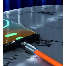 Nopea USB-tyyppi C 120W 6A 150cm Oranssi tyyppi