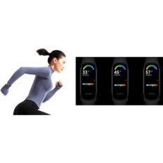 Smart Band M7 Smart Band 7 Svart Moderne Fitness Headband med hjertefrekvensmåler og trinn