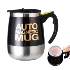 Thermal mug Self-flammable mug with mixing function After pressing the button ideal for coffee or cocoa