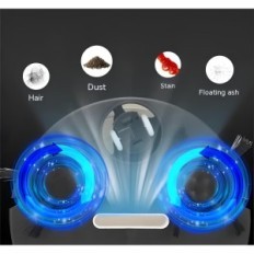 Robot Nettoyage de la mini-blanc 3,7 V 3,7 V Aspirateur automatique pour la collecte quotidienne de la poussière sur de petites 