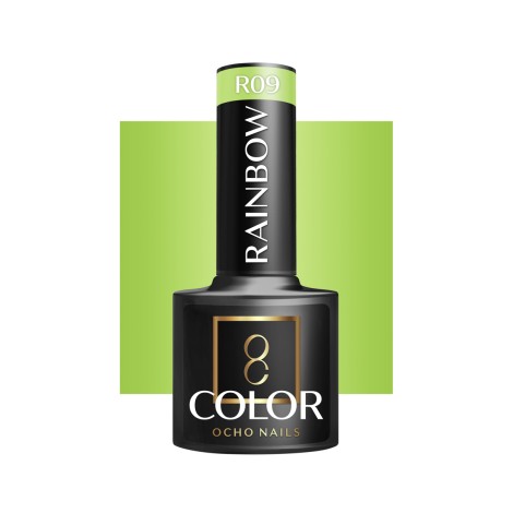 OCHO NAILS Hibrid körömlakk rainbow R09 -5 g — elölnézet