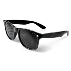 Ayurvedic glasses to improve your eyes pinhole black eye training sunglasses