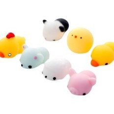 Mochi Squishy Squishies Set Gnicking 50 Pcs Colorful Soft and Stretchy Anti-stress figures for children and adults