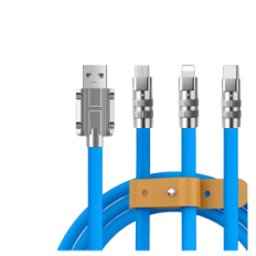 Kiire USB 3W1 tüüp C 120W 6A 150cm kaabel