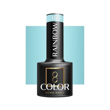 OCHO NAILS Hybrid nagellack regnbåge R11 - 5 g — framsida