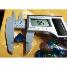 Akrylové diamanty Barevné 50 ks průměr 18,5 mm dekorativní akrylové krystaly