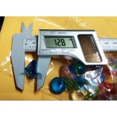 Acrylic Diamonds Colorful 50 pcs Diameter 18.5mm Decorative Acrylic Crystals