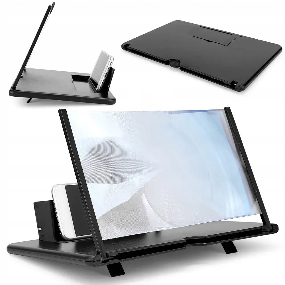 Schermo Lente d'ingrandimento per smartphone ingrandito schermo telefono cellulare amplificatore video 3D