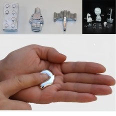 Metal Gallium Resteq 20g Pulizia 99,99% Metallo Scoli di fusione nelle mani per l'apprendimento di esperimenti e collezione