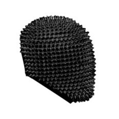 Masker met Latex-spikes Zwart Oorspronkelijke toevoeging aan Cosplayu en thematische evenementen