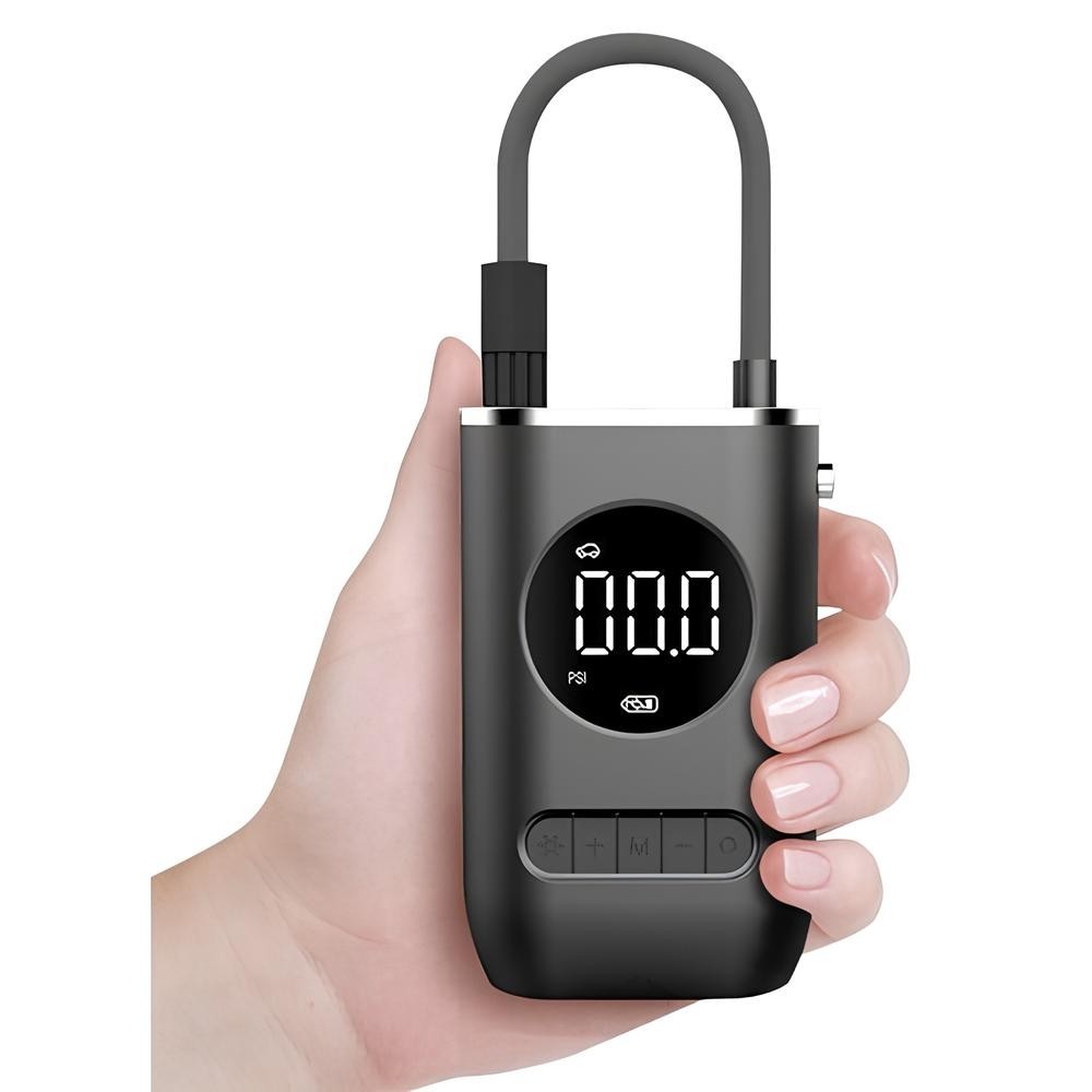 MINI auto kompresors 3in1 (+ Flashlight + Powerbank) 120W CZK-3668