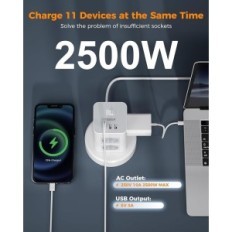 Power Strip TSSAN TPS03RX-DE 8 Pistikupesad + 3USB