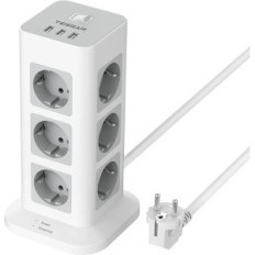 Power Strip Surge Zaščita Tessan 3600W
