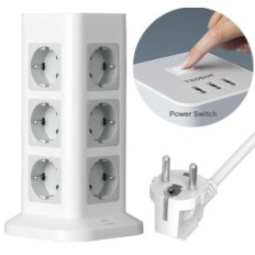 Power strip Surge protection Tessan 3600W