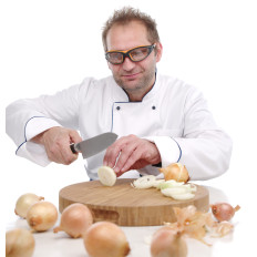 Glazen voor het snijden van ui peeling Hendi 570906