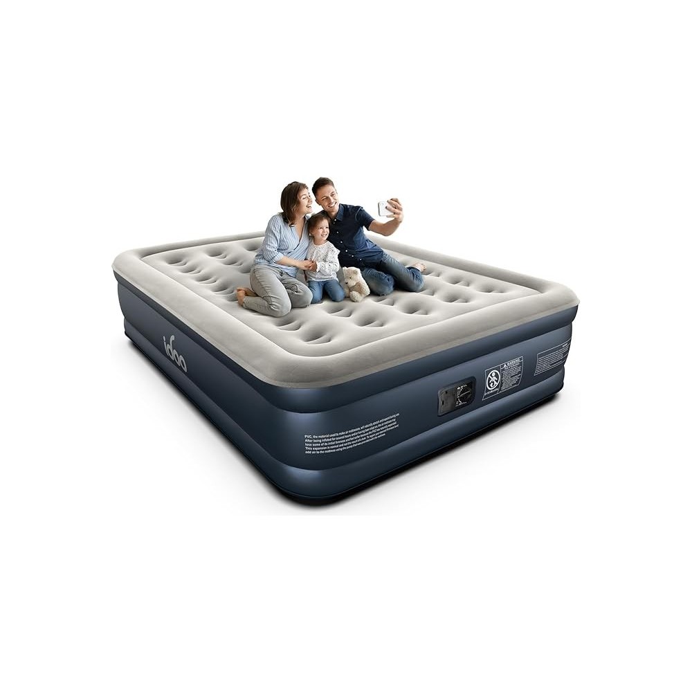 Mattress inflatable Idoo queen with a pump