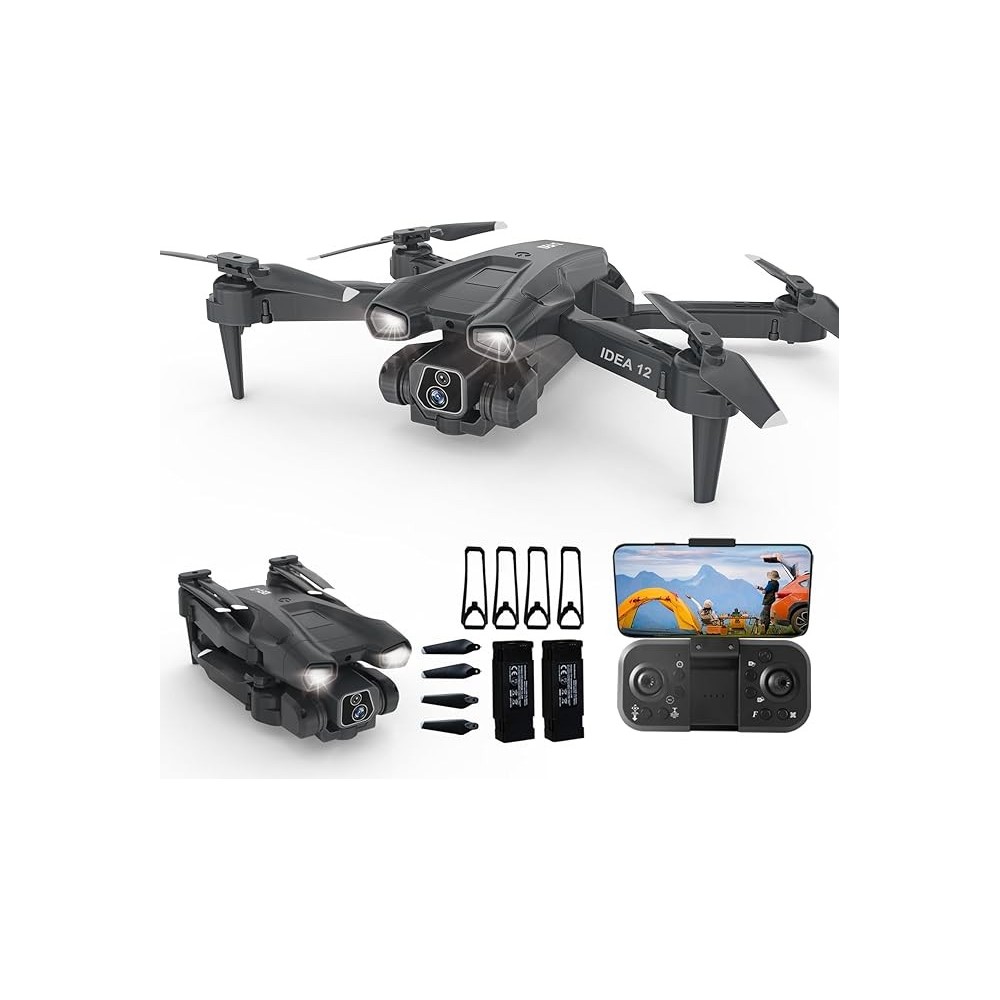 Dron com câmera HD 2 mini ideias12 câmeras12