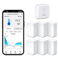 6-pakkaus lämpömittari Wi-Fi-hygrometri