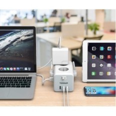 Tessan Power Strip con 6 enchufes y 3 USB