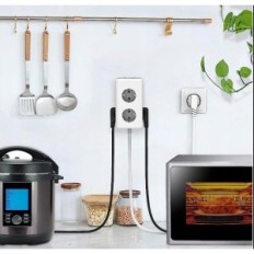 TESSAN teljesítményszalag 6 foglalattal és 3 USB