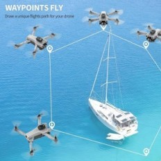 Dron com câmera 4K e 3 baterias longa duração de voo