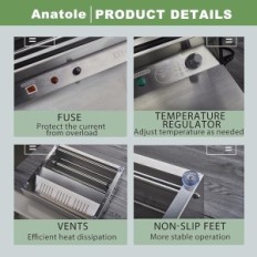 Folieinnpakningsmaskin Anatole Automatisk enhet for emballasjeprodukter i strekkfolie