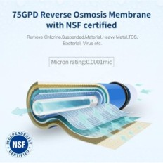 Distributør av drikkevann 3-trinns Twist TDS med LED-skjerm. 4.5l