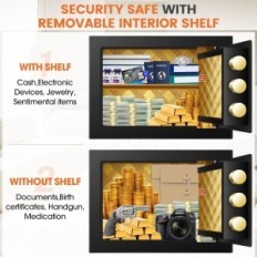 Digital home safe waterproof waterproof 25L with a purse