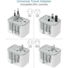 Adaptateur de voyage universel Tessan 2 USB A + 3 USB C 633FV