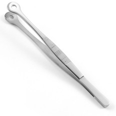 Tweezers Pintsetid ümmarguse näpunäiteid 150mm roogasid Hendi 680124