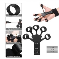 Flexible trainer for stretching the fingers of the silicone expander for hand exercise and rehabilitation