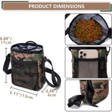 Transportbox für Hunde Wakype-Tarn-Camouflage faltbarer Transporter in der Tarnung, ideal für Reisen mit kleinen Tieren