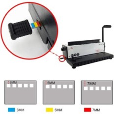 Rayson TD-1200R wire binding machine. Professional device for fixing documents in the office and home