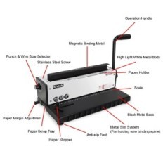 RAYSON TD- 1200R Wire Binder Professional document holder in office and house
