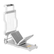 Kaas snijmachine, boter, toast, vlees en huana fruit