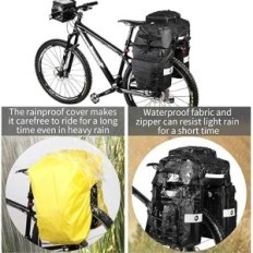 Borsa per biciclette 3 in 1 Baigio 75 L