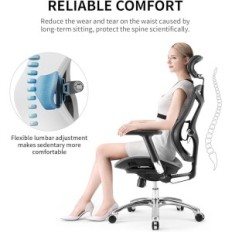 Chaise de bureau avec accoudoir 4D Sihoo