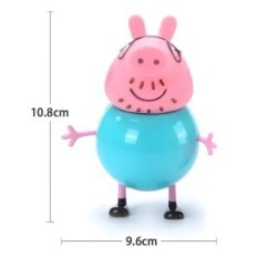 Sada pohádky peppa 4 ks hračky ukazující vaše oblíbené hrdinové dětí