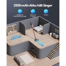 Vezeték nélküli porszàvó HONYS13 33000Pa, érintŠképernyŠvel