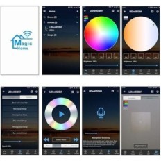 Vloer LED-lampen, WiFi, RGB-licht, IP67 D31mm, 30pcs