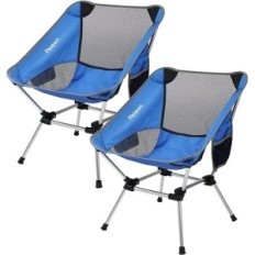 Chaise de camping pliable Fbsort 2 pack jusqu'à 150 kg