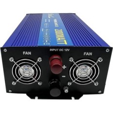 Inverter med to Shuku-stikkontakter, USB-port DC12V-inngang AC230V 50Hz-utgang