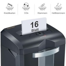 Bonsai P-4 Papir Shredder (5 x 12 mm), 16 ark