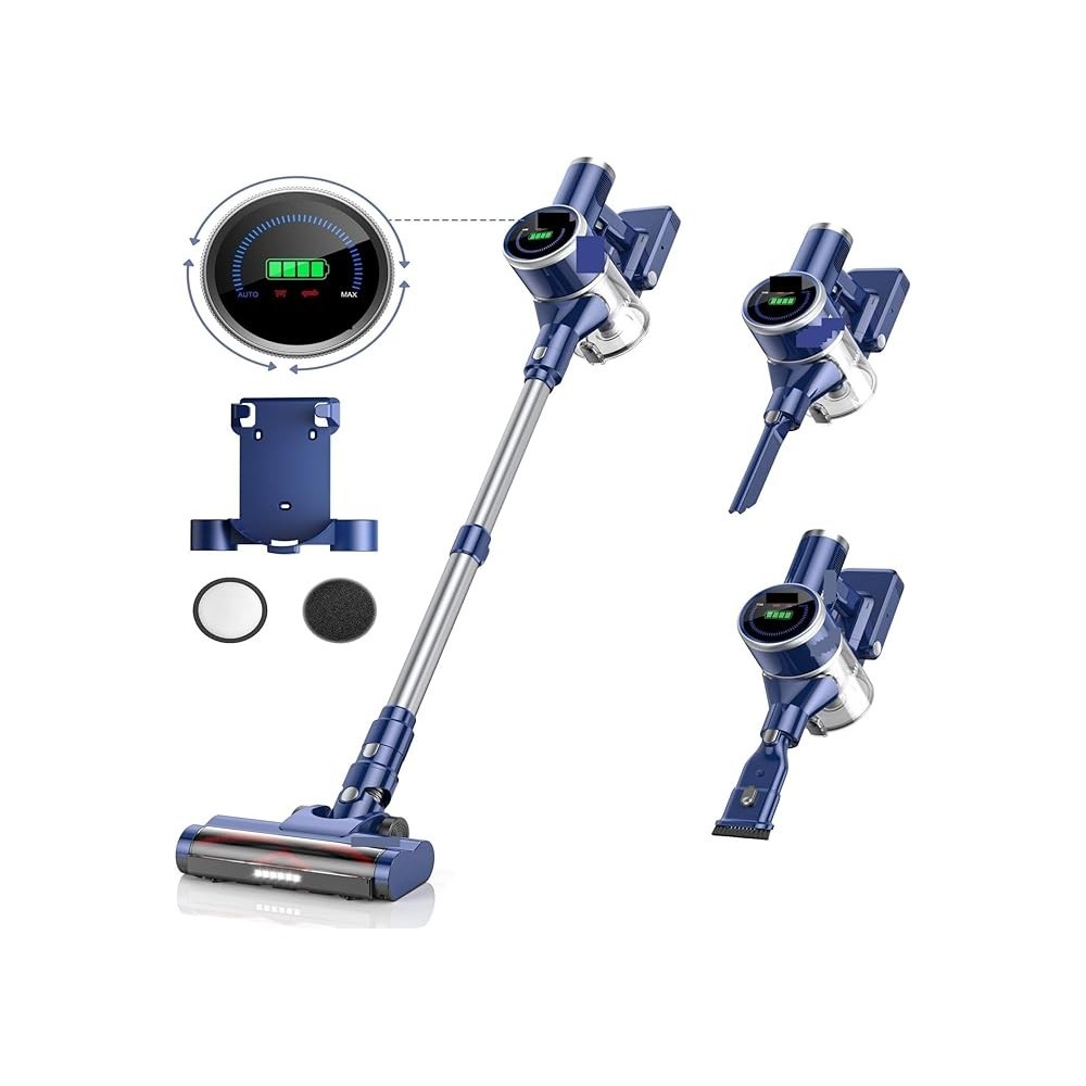 Aspirapolvere manuale wireless JR600 400 W 33000PA Batteria rimovibile