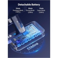 Vezeték nélküli kézi porszívó JR600 400 W 33000PA cserélhető akkumulátor