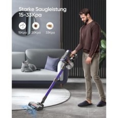 Trådløs støvsugerbutikk JR400 33.000 PA til 50 min