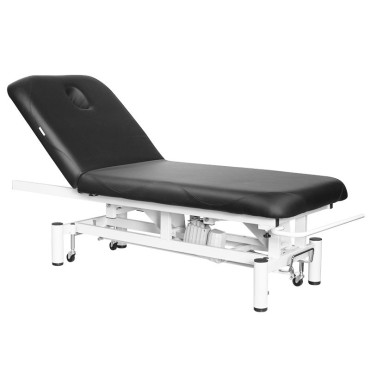 Cama Elétrica para Massagem Azzurro 684 com 1 Motor Preta — vista lateral