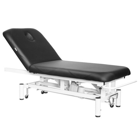 Electric bed for massage azzurro 684 1 motor black — side view